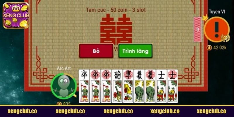 Cách tính điểm và xác định người thắng bài Tam Cúc
