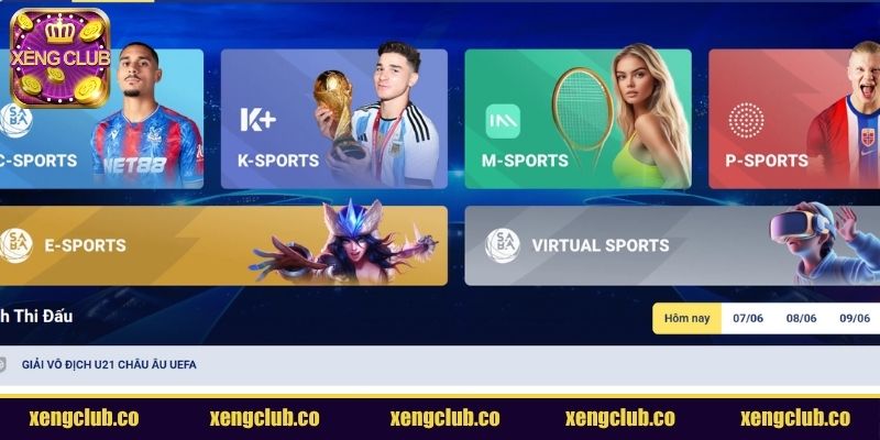 Khái quát sảnh thể thao XENGCLUB đẳng cấp 2025