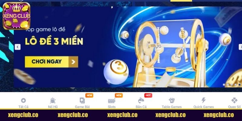Những điểm hấp dẫn của sảnh chơi lô đề XENGCLUB