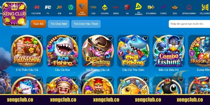 Tổng quan về sảnh TP bắn cá